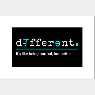 Different - definition style "awareness month" Posters and Art